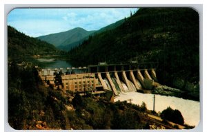 Kootenay Power Dam Kootenay British Columbia BC UNP Chrome Postcard R29