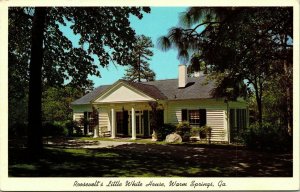 Roosevelt Little White House Warm Springs GA Georgia WB Postcard VTG UNP Unused 