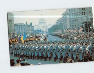 Postcard Reagan's Inaugural Parade Pennsylvania Avenue Washington DC USA