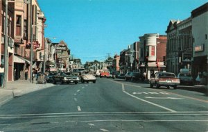 Postcard Street Scene DeKalb Illinois