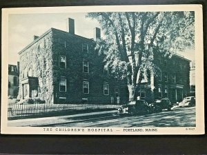 Vintage Postcard 1915-1930 The Children's Hospital Portland Maine