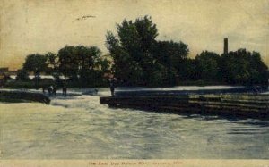 The Dam, Des Moines River - Jackson, Minnesota MN  