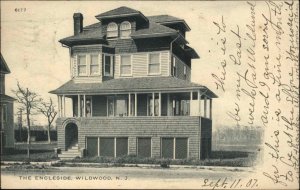 Wildwood New Jersey NJ The Engleside 1907 Used Postcard