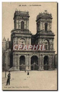 Old Postcard Auch La Cathedrale