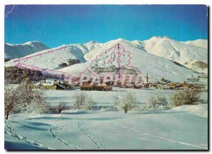 Postcard Modern Zuoz Engadin