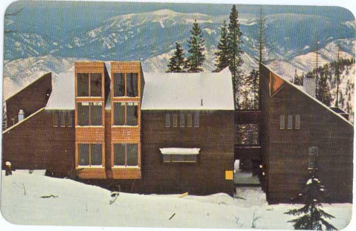 Jackass Ski Lodge near Sandpoint Idaho ID, Chrome