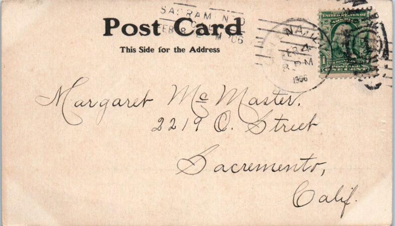 LANARK, IL Illinois   1896  W H HESS HARDWARE STORE      Postcard