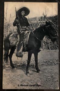 Mint USA  Real Picture Postcard RPPC A Mexican Cavalry Man