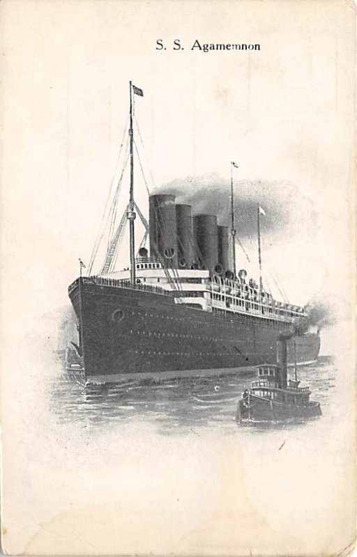 SS Agamemnon Ship Unused 