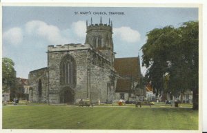 Staffordshire Postcard - St Mary's Church - Stafford - Ref 4284A