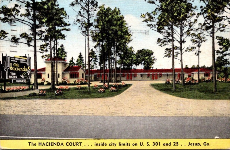 Georgia Jesup The Hacienda Court 1953