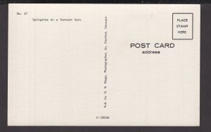 Springtime on a Vermont farm - Chrome