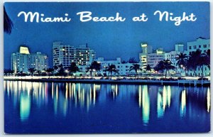 M-56521 Miami Beach at Night Florida USA