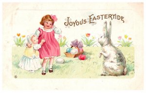 Easter Girls , large Rabbit