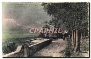 Postcard Old Embrun Bord du Roc