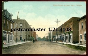 3108 - AYLMER Ontario Postcard 1910s Front Street