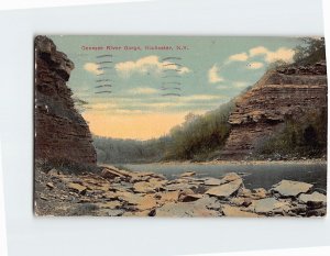 Postcard Genesee River Gorge, Rochester, New York