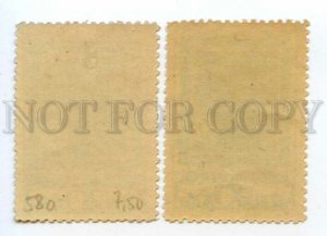 502586 USSR 1938 year Shota Rustaveli Knight tiger skin stamp