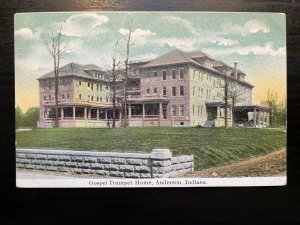 Vintage Postcard 1907-1915 Gospel Trumpet Home Anderson Indiana (IN)