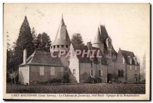 Chef Boutonne - Le Chateau Javarzay - Old Postcard