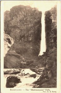 South Africa Basutoland The Maletsunyane Falls Vintage Postcard C159