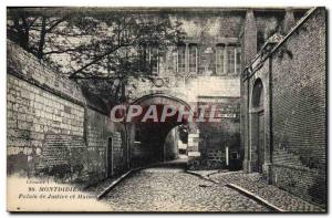 Old Postcard Montdidier Palace of Justice and Home
