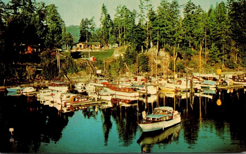 Canada British Columbia Salt Spring Island Long Harbor Scott Point Marina