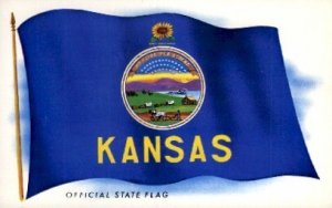 Official State Flag - Misc, Kansas KS  