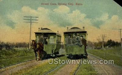 Street Cars Strong City KS 1912