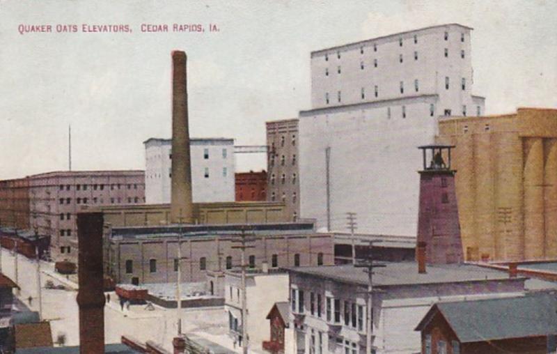 Iowa Cedar Rapids Quaker Oats Elevators