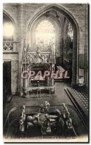 Postcard Ancient Church Of Brou Visitation Altarpiece