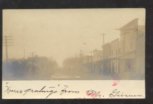 RPPC ARLINGTON NEBRASKA DOWNTOWN STREET SCENE 1906 REAL PHOTO POSTCARD