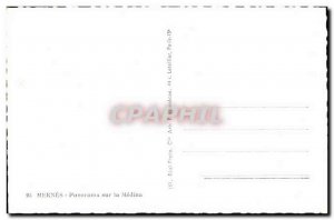 Modern Postcard Panorama Morocco Meknes Medina