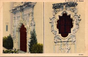 Texas Waco St Francis Church Stone Facade Curteich