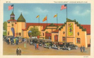 1933 Chicago Expo Old Heidelberg CT Art Colortone Postcard WF39