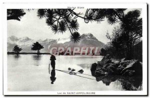 Old Postcard Lake Saint Apollinaire