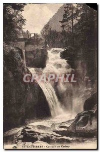 Old Postcard Cauterets Cascade Cerisey