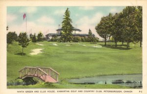 PC GOLF, CANADA, BC, KAWARTHA GOLF AND COUNTRY CLUB, Vintage Postcard (b45869)