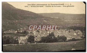 Postcard Old Vuillafans Valle de la Vallee Loue Loue General view