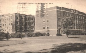 Vintage Postcard 1951 Aubert Hall University Of Maine Orono ME American Art