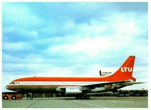 LTU TriStar 500 Airplane Postcard