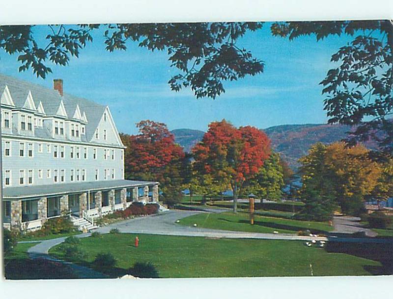 Pre-1980 INN SCENE Adirondacks - Silver Bay - Lake George New York NY G9365