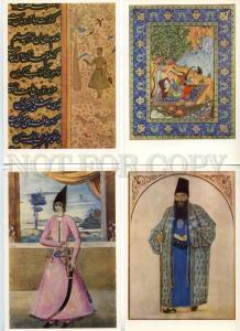 153748 IRAN Fine Art 16 old russian postcards