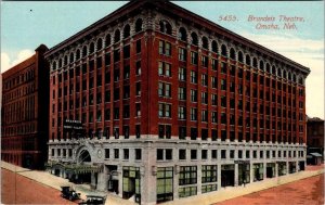 Omaha, NE Nebraska  BRANDEIS THEATRE ~ Henry Miller STAGE DOOR ca1910's Postcard