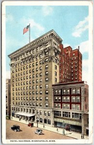 1917 Hotel Radisson Minneapolis Minnesota MN Street View Posted Postcard