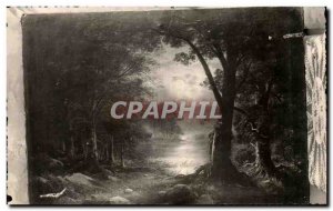 Postcard Modern forest landscape