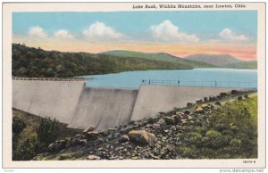 Lake Rush Dam , LAWTON , Oklahoma , 1920s