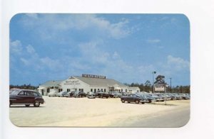 Tifton GA the Alpine Restaurant on US 82 & 319 Old Cars Postcard