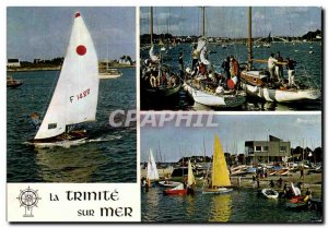 Modern Postcard La Trinite sur Mer Boat