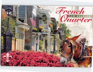 Postcard French Quarter New Orleans Louisiana USA